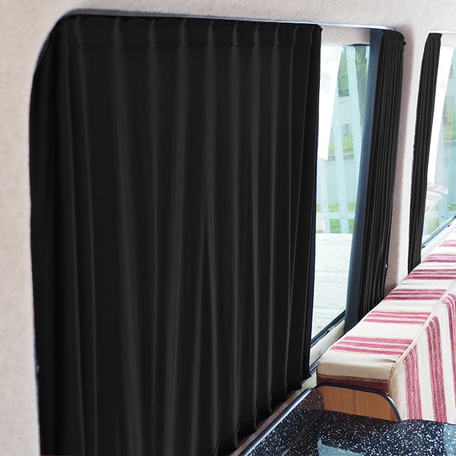 For VW Crafter Premium Window Curtains - Black/Black - CREATE YOUR OWN BUNDLE! Van-X