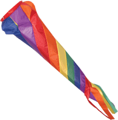 Turbo spin sock WINDSOCK 96" rainbow