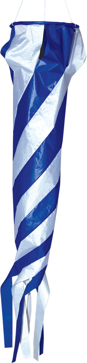 Turbo spinner 36" windsock blue white