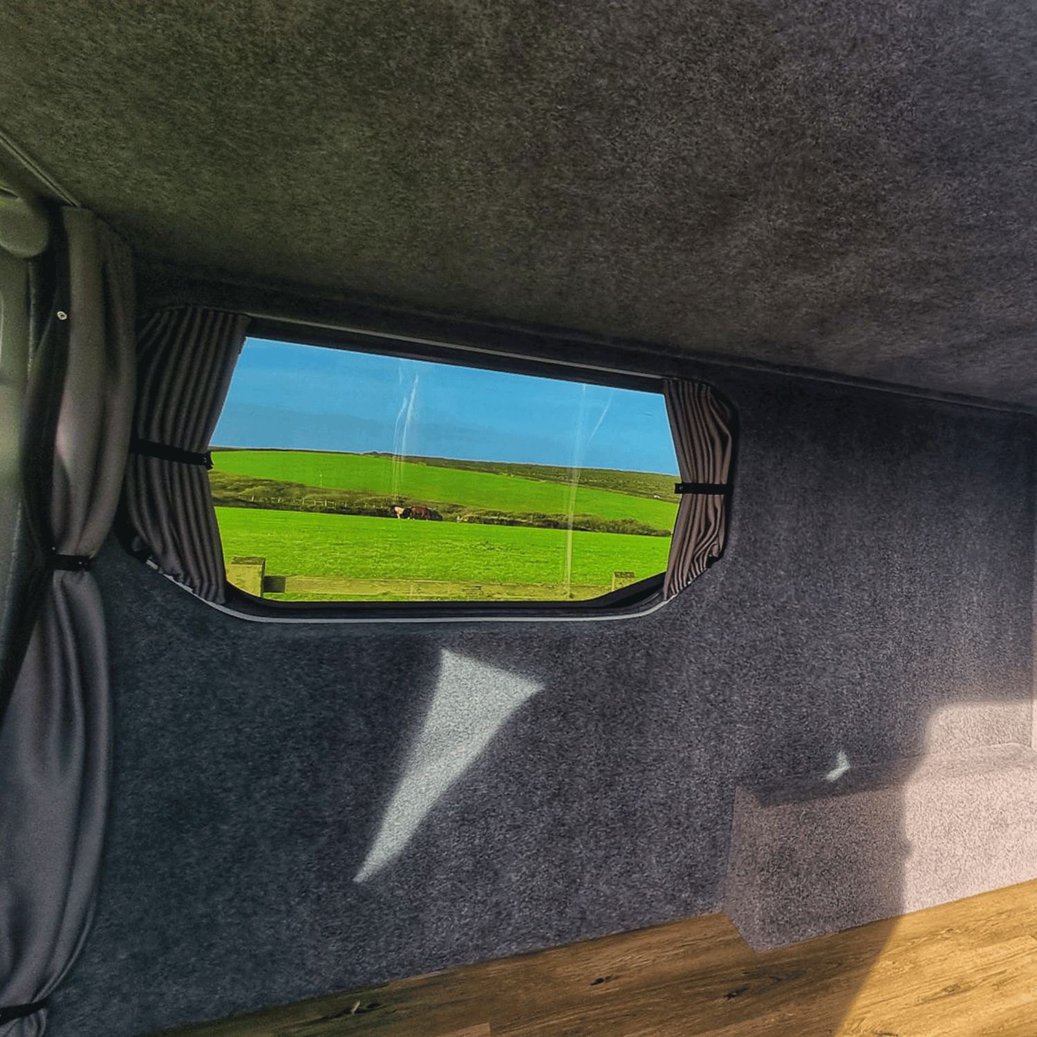 For Vauxhall Vivaro Premium 1 x Side Window Curtains Van-X