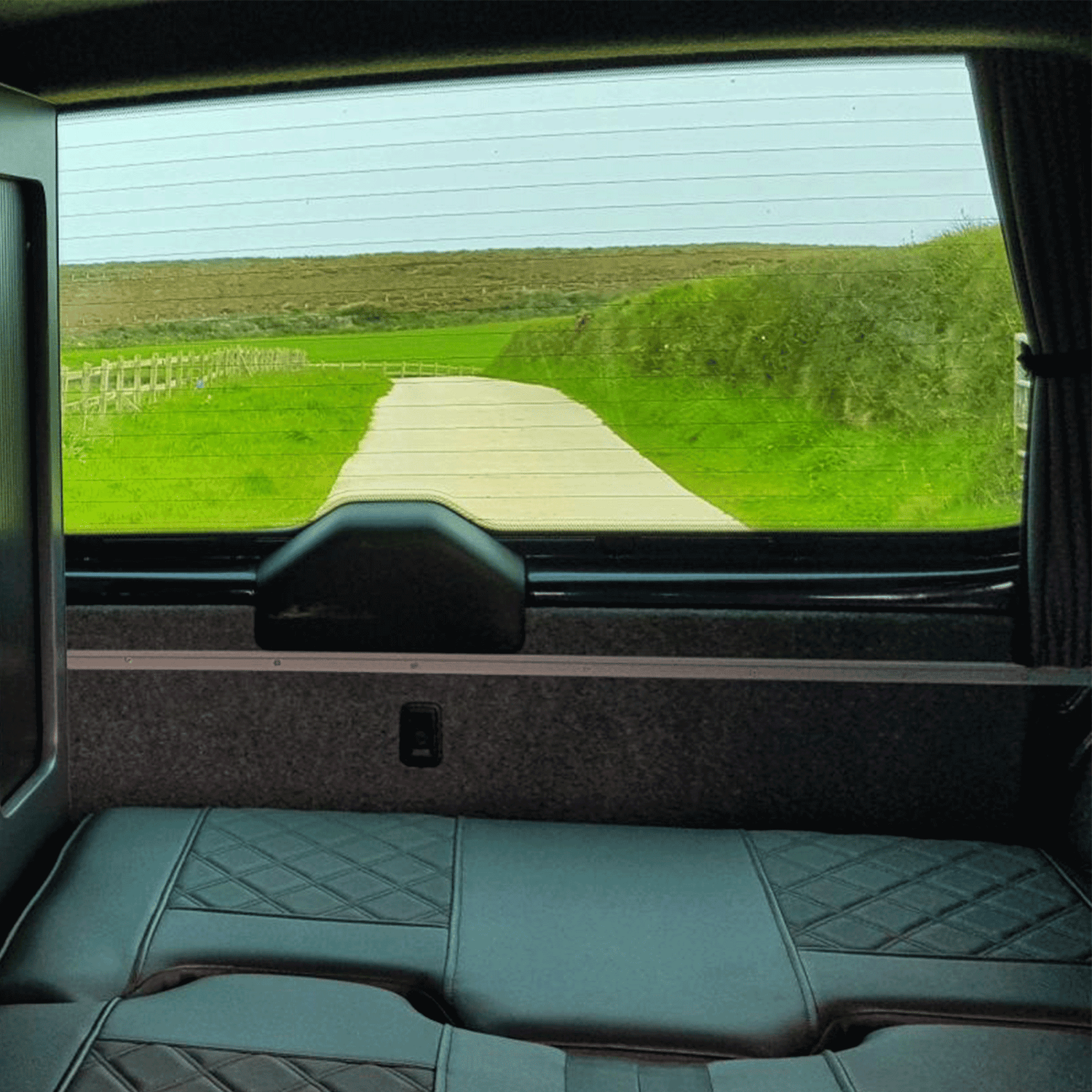 For VW T5 Premium 1 x Tailgate Window Curtain Van-X Interior Styling