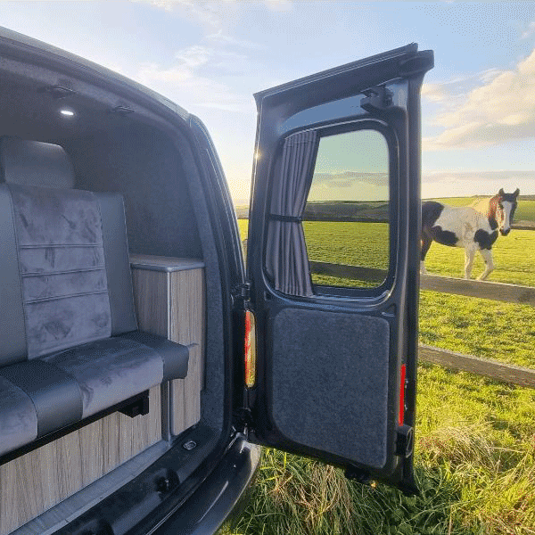 For Citroën Dispatch Premium Window Curtains - Black/Grey - CREATE YOUR OWN BUNDLE! | Van-X
