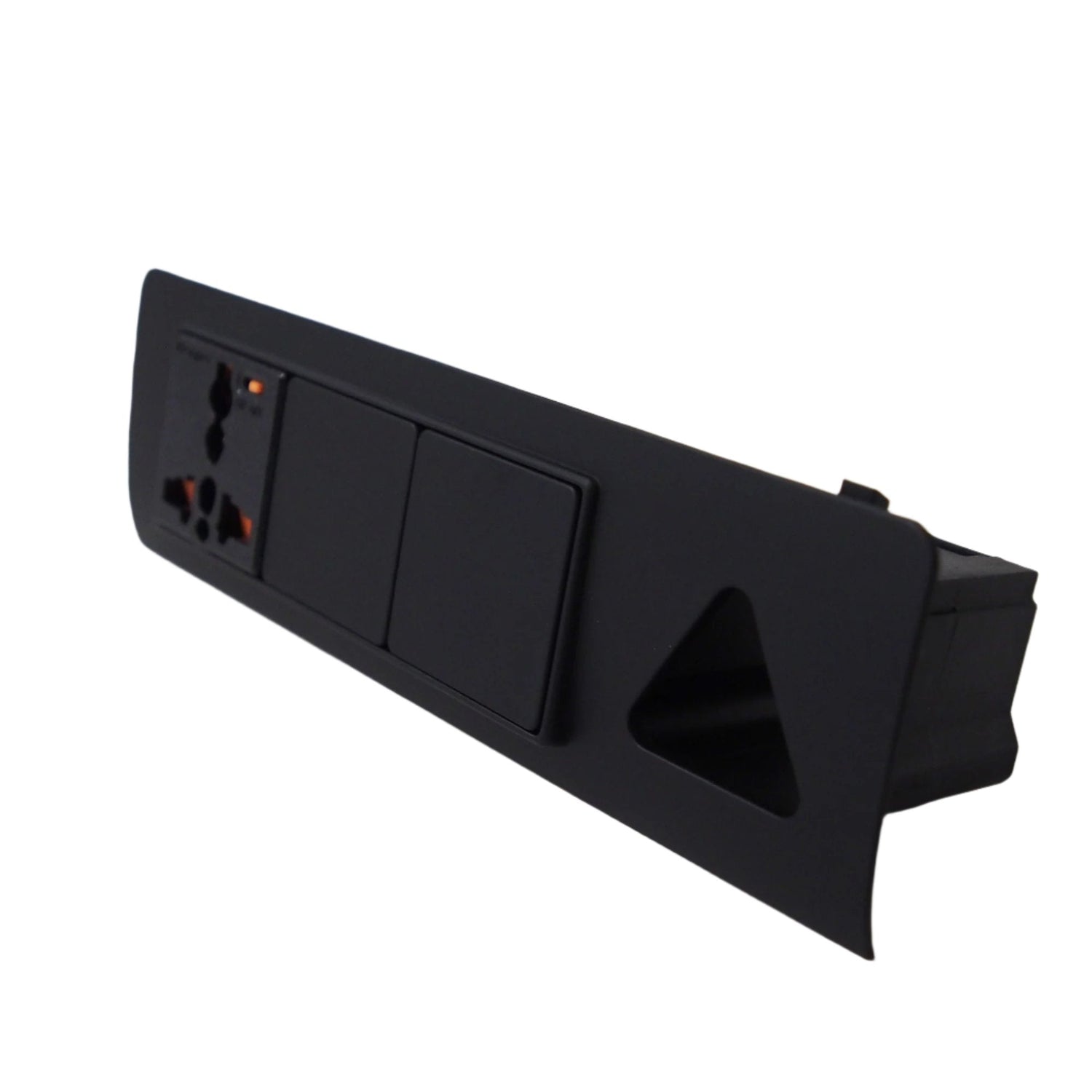 For VW T5 & T5.1 Transporter Matte Black Hazard Warning Light Switch – Painted & Ready to Fit