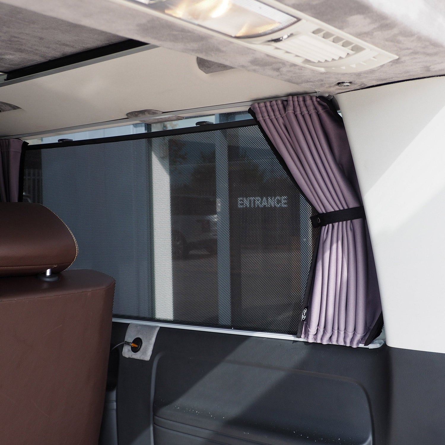 For VW T5 Caravelle / Shuttle Premium Window Curtains - Black/Grey - CREATE YOUR OWN BUNDLE! Van-X