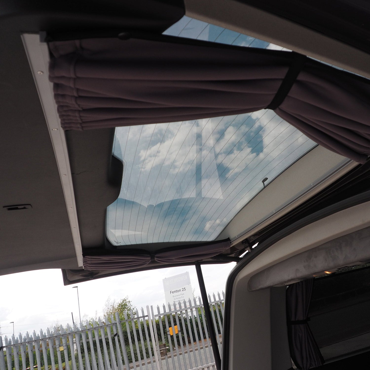 For VW T4 Caravelle / Shuttle Premium Window Curtains - Black/Grey - CREATE YOUR OWN BUNDLE! Van-X