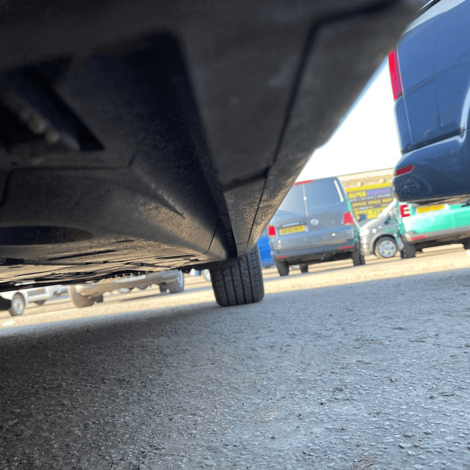 For VW T6.1 Transporter LWB Side Skirts Deep Black Plastic Painted and Ready to Fit