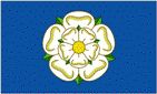 Yorkshire rose flag 5ft x 3ft